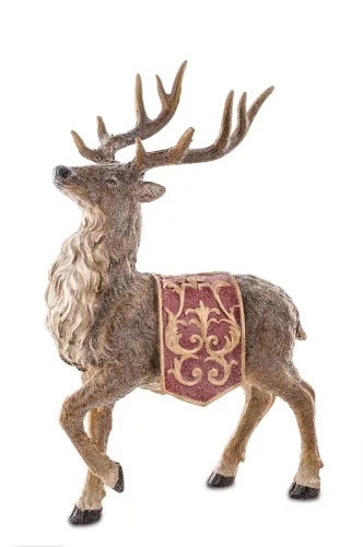 Skandináv szarvas dísz, Barna
