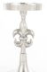 Barokk stílusú gyertyatartó, Ezüst