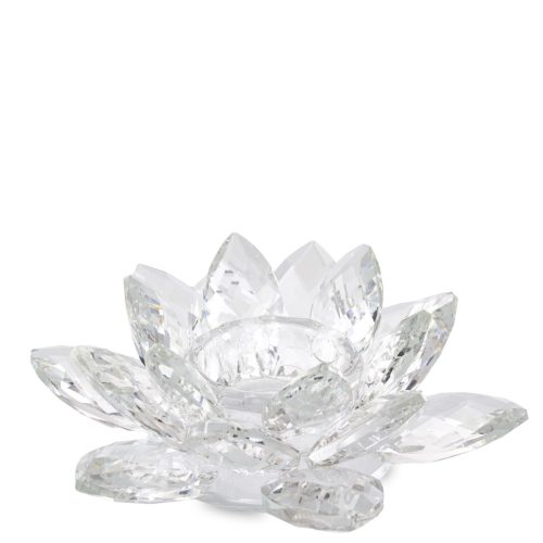 Üveg gyertyatartó, Átlátszó