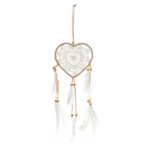 Makramé álomfogó fali dísz, Bézs