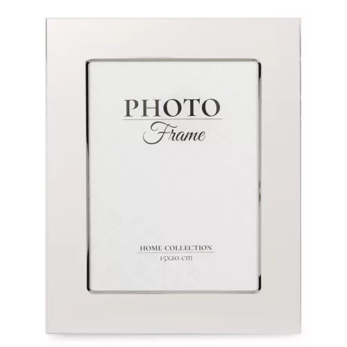 Metal asztali képkeret, Ezüst