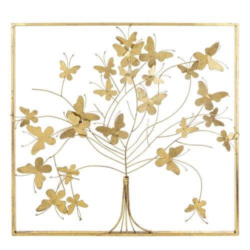 Pillangós fali dekoráció, Arany