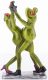 Táncoló béka pár dísz, Zöld