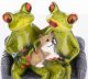 Béka pár dísz kiskutyával, Zöld