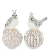 Madárpár ünnepi díszben, Ezüst