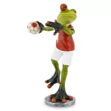 Kézilabdás béka dísz, Zöld