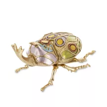 Színes bogár dísz, Arany