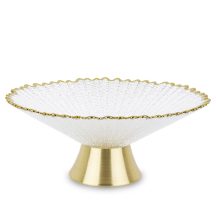 Elegáns kínálótál, Arany