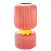 Arannyal díszített váza, Rózaszín