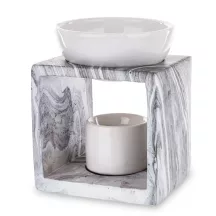 Márványmintás illóolaj párologtató, Szürke