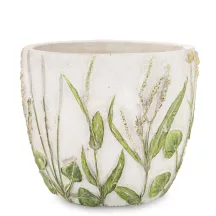 Nature színes mintás kaspó, Bézs