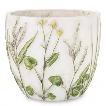 Nature színes mintás kaspó, Bézs