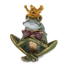 Elegáns békakirály dísz, Zöld