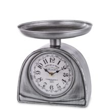 Mérleg asztali óra, Ezüst