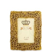 Rusztikus asztali képkeret, Arany