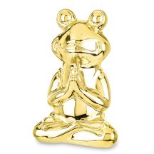 Jógázó béka dísz, Arany