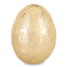 Rusztikus tojás dísz, Arany