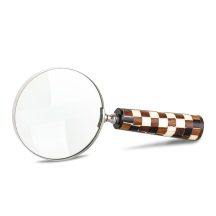 Elegáns kézi nagyító, Barna