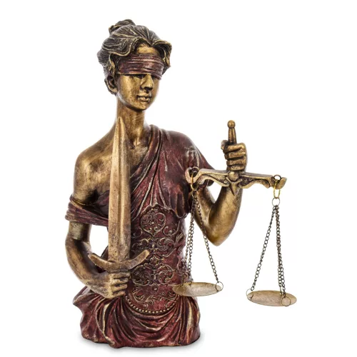 Themis igazság istennője szobor, Bronz