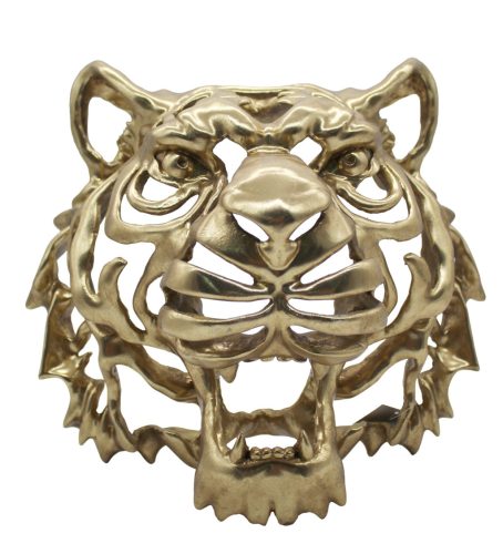 Tigris fali dekoráció, Arany