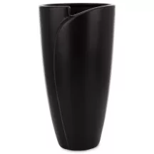 Art Deco váza, Fekete