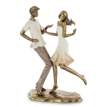 Táncoló szerelmes pár szobor, Bronz