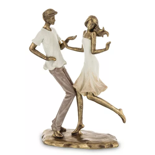 Táncoló szerelmes pár szobor, Bronz