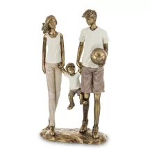 Családi életkép szobor, Bronz