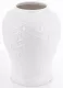 Amfora mintás kerámia tároló, Fehér