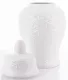 Amfora mintás kerámia tároló, Fehér