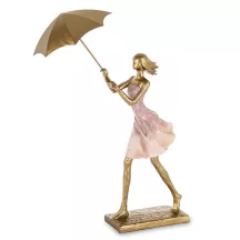 Hölgy a viharban szobor, Arany