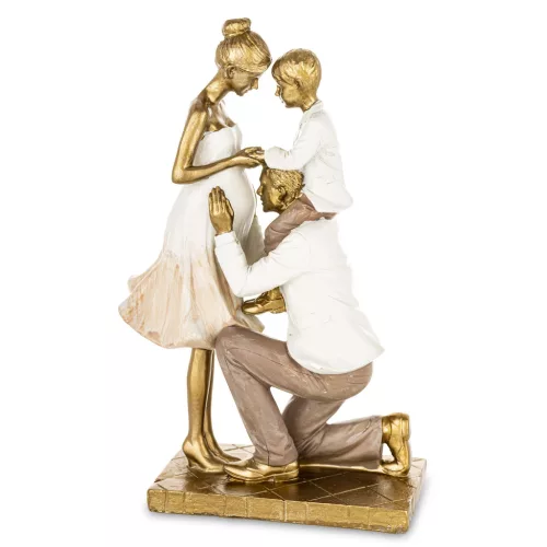 Családi életkép szobor, Arany