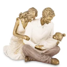 Családi életkép szobor, Bronz