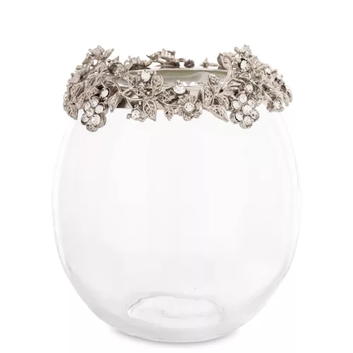 Díszes mécsestartó, Ezüst