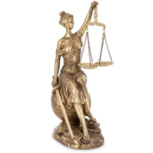 Themis görög istennő szobor, Arany