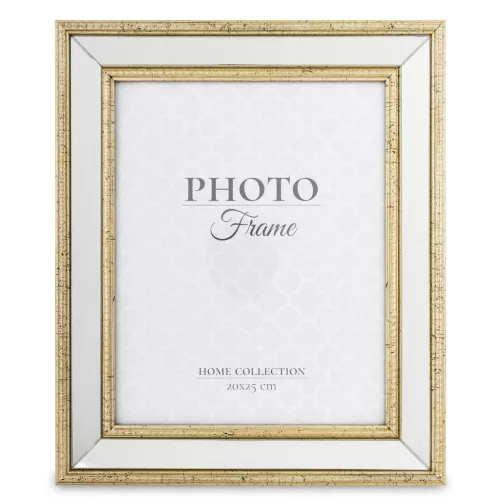 Antikotl hatású asztali képkeret, Arany