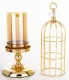 Kalitka lámpás-gyertyatartó, Arany