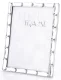 Csillogó asztali képkeret, Ezüst
