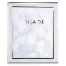 Üveg asztali képkeret, Ezüst