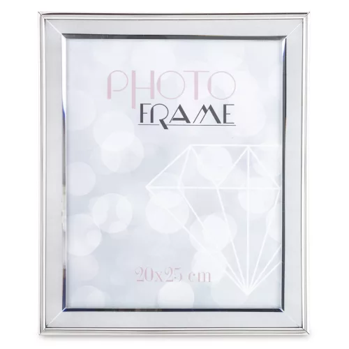 Üveg asztali képkeret, Ezüst