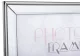 Üveg asztali képkeret, Ezüst