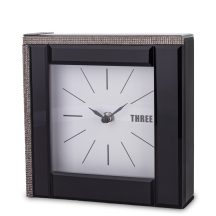 Glossy asztali óra, Fekete