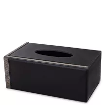Csillogó zsebkendőtartó, Fekete