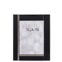 Csillogó asztali képkeret, Fekete
