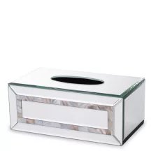 Csillogó zsebkendőtartó, Ezüst