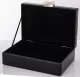 Achát kővel díszített ékszerdoboz, Fekete