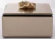 Achát kővel díszített ékszerdoboz, Rosegold
