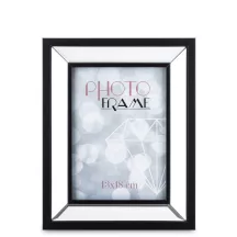 Elegáns asztali képkeret, Fekete