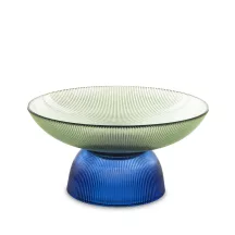 Zöld tetejű kínálótál, Kék