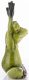 Jógázó béka dísz, Zöld